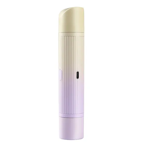 Comfort 2 in 1 Electric Lady Shaver, Dual Head Shaver Women, Bikini Trimmer for Women, Cordless Rechargeable Waterproof Women's Electric Razor Dry/Wet, for Facial Chin Underarm Legs (Purple)
