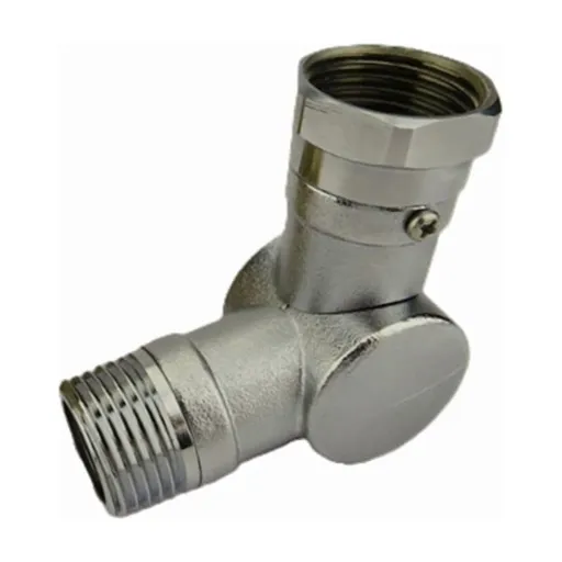 Garden Hose Swivel Adapter 180 and 360 Degree Metal Swivel Connector Adjustable Faucet for Irrigation Driveway Silver
