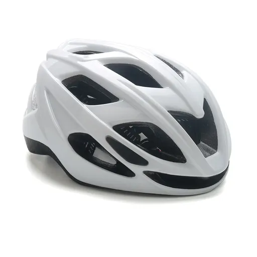 GRACESLIDE Cycling Helmet Half Shell PC EPS Adult Bright White Helmet Adult l adjustable head circumference 52-62cm