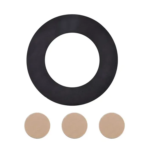 Non Skid Rubber Furniture Pads for Recliners, Furniture Grippers, Gripper Pads, Anti Slide Furniture Pads Hardwood Floor Protector, Fits Recliners, Swivel Chairs (25.2’’ Outside Diameter)