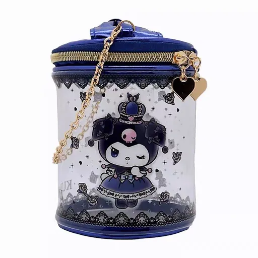 Hui Mei Xing Round Transparent Storage Bag Black