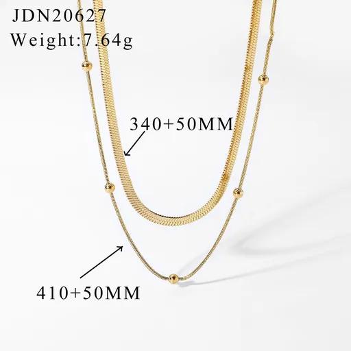 Classic Stainless Steel Necklace JDN20627