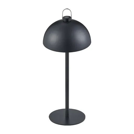 Black Dimmable Cordless USB-C Rechargeable Table Lamp, Cordless Desk Lamp for Living Room, Bedroom, Coffee Table, and Other Cozy Home Decor