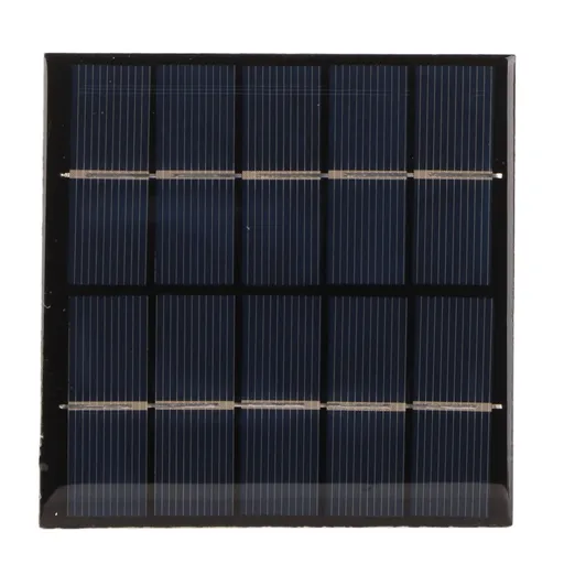 1.2W 5V DIY Solar Epoxy Panel Polysilicon Photovoltaic Charging Panel for 3.7V Battery