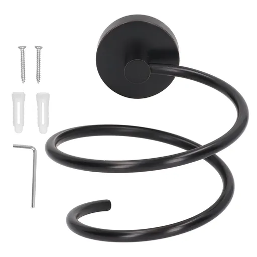 304 Stainless Steel Hair Dryer Rack Keep Tidy Wall Mount Blow Hair Dryer Holder for Bathroom ORB
