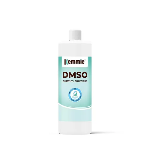 Kemmie 1L DMSO Liquid 99.9% Pure - USP Grade Dimethyl Sulfoxide Solvent