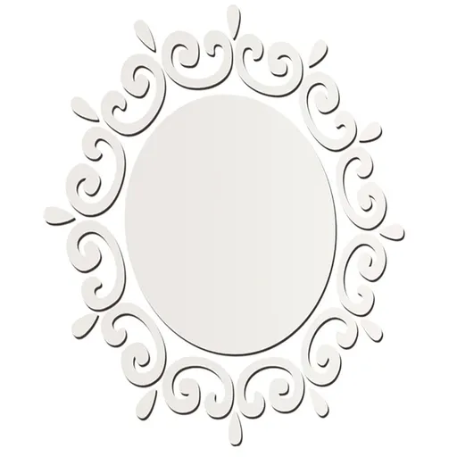 Silver Mirror Wall Art Sticker Perfect for TV Background and Bathroom Decoration