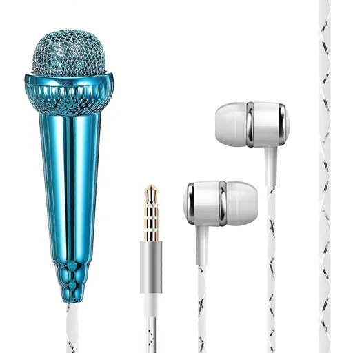 Miniature Vocal Microphone - Portable Mic for Voice Recording and Speech