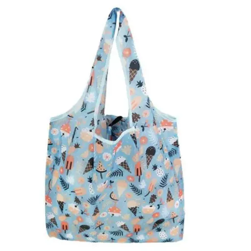 Reusable Foldable Light Waterproof Shopping Bags Carry bag Grocery Big - B-01