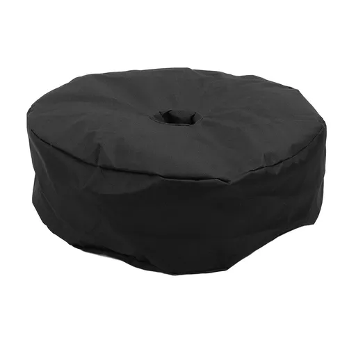 Umbrella Base Weight Bag Round 600D Oxford Cloth Water Resistant Wind Proof Fillable Umbrella Sand Bag for Outdoor Beach
