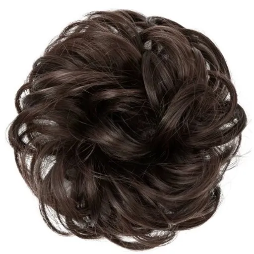Messy Bun Scrunchie Number 6 Dark Brown