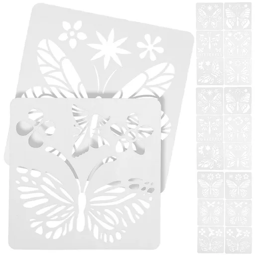 Butterfly Stencils for Painting, Assorted Color PVC DIY Templates