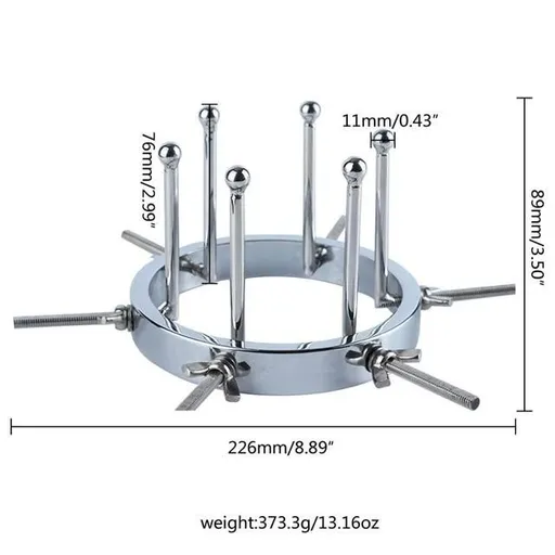 House Of Dasein Vaginal Dilator Anal Speculum Spreader Bdsm Sex Toys - Silver