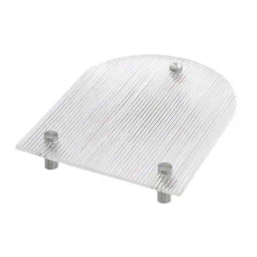 Clear Vanity Tray Transparent Acrylic Simple Modern Style Widely Used Coffee Table Tray for Family Office Cafe Bar U Shape 26x20x3.5cm