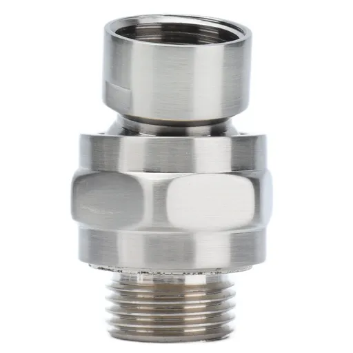 G1/2 Shower Head Adapter Copper Shower Diverter Valve for Home Bathroom Top Spray Accessories Brushed