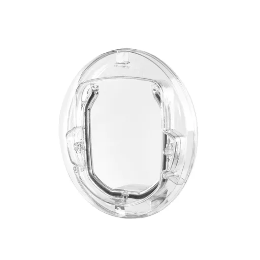 Cat Door with 4 Way Locking Transparent Flap Easy Install Suitable for Cats and Dogs Secure Flap See Through Design Quick Installation