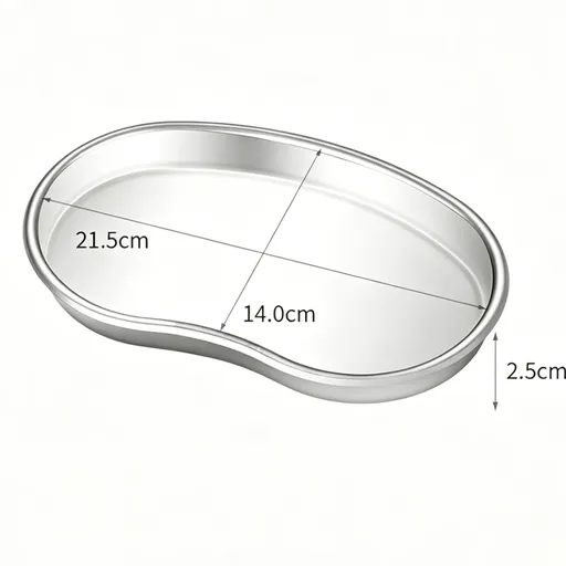 Large Curved Tray 304 Stainless Steel 2pcs