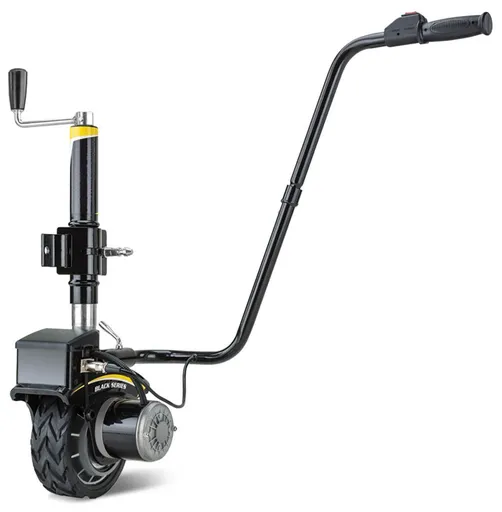 T-REX Heavy Duty 12V 350W Motorised Jockey Wheel, 2270kg Rated Electric Powered Mover for Caravan Trailer Boat