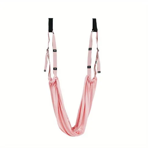 Hanging Fitness Resistance Band: 4-Step Installation, Full-Body Stretching & Strength Training at Home(PINK)