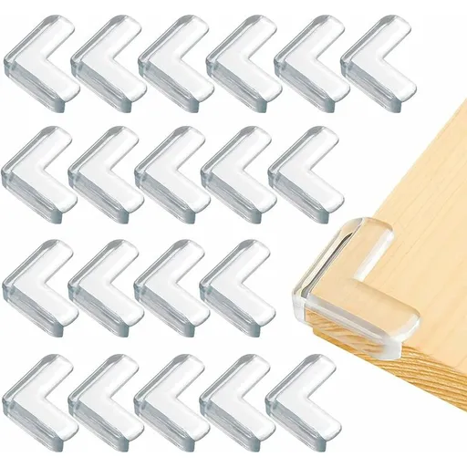 20 pcs Table Corner Protector, Table And Furniture Corner Protection, Transparent Corner Protector For Baby Safety Home