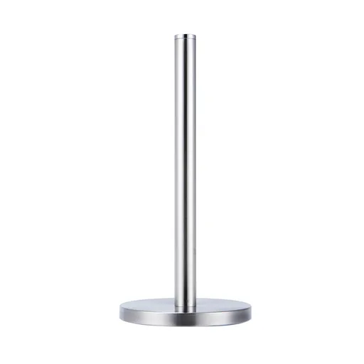 Stainless Steel Paper Towel Holder for Kitchen Countertop Cling Film Storage Rack-Silver