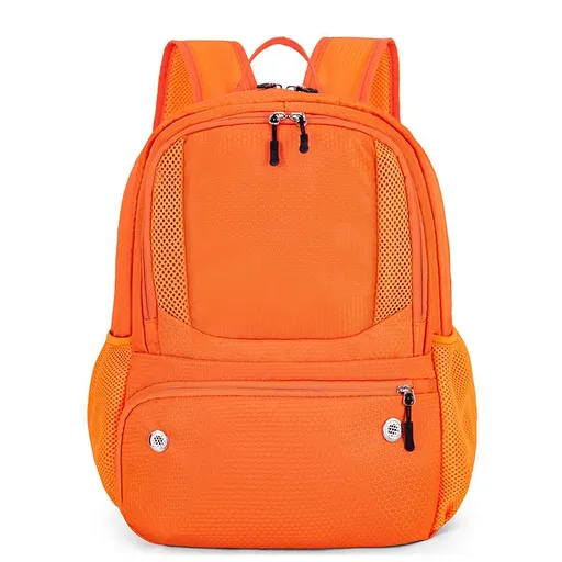 Basketball Training Backpack with Separate Shoe Compartment Sports Equipment Bag - Orange