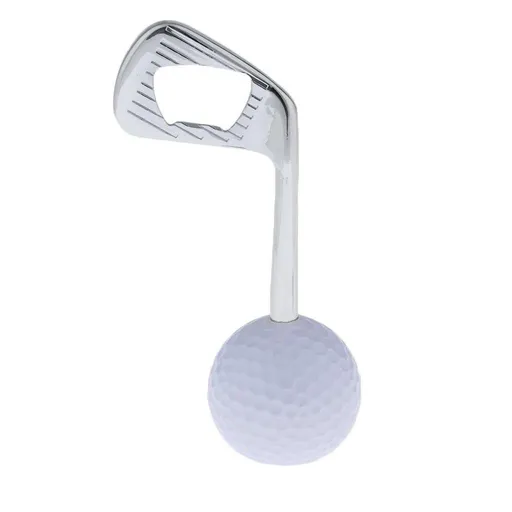 Stainless Steel Golf Ball-Shaped Bottle Opener Novelty Corkscrew Wine And Beer Opener With Ball Handle Golfer Practice Golf
