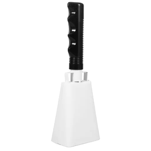 Ergonomic Metal Cowbell with Handle Clear Sound for Home and Performance