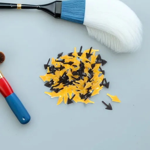 120Pcs Easy Install Plastic Bird Beak Inserts for DIY Animal Costume Props