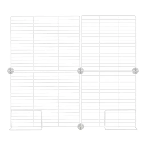 White Freezer Shelf Dividers, Adjustable, Large Capacity, Stainless Steel ABS, Home Use