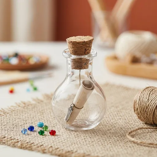 30pcs Mini Glass Bottles with Cork Lids, Small Wishing Bottles for Crafts, Message Bottles, Tiny Glass Containers