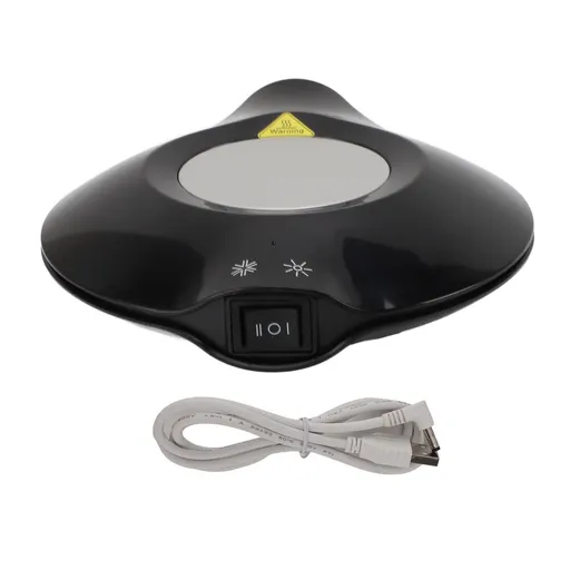 Coffee Cup Heater Cooler 5V‑9V 2A 10W‑18W USB Interface Cold Warm Dual Use Auto Off Portable Cup Warmer for Coffee Beverage Milk Tea