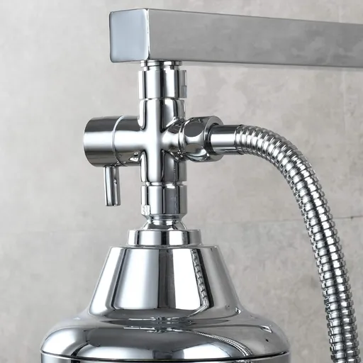 Metal T-adapter with Shut-off T Valve, Water Tee Connector,for Handheld Toilet Bidet Spray Bathroom,Chrome