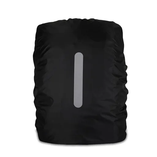 Waterproof Rain Cover for Backpack, Reflective Rainproof Protector for Anti-dust and Anti-Theft S 30L-40L Black