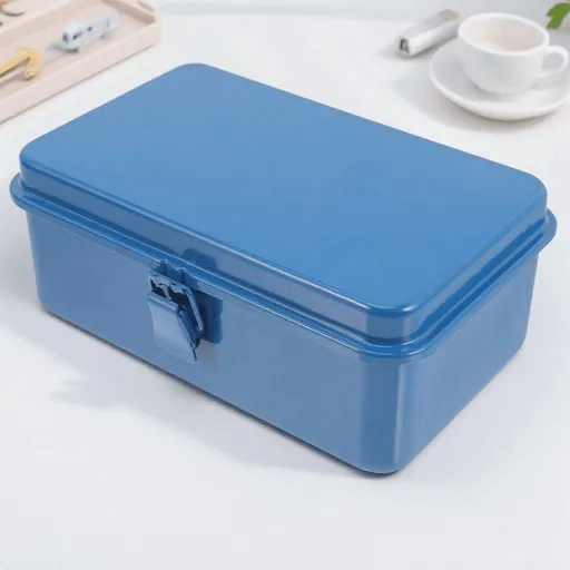 Metal Toolbox Locking Lid for Workshop and Garage Storage