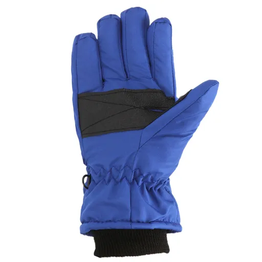 Kids Waterproof Winter Snow Gloves, Thick Stretchy Warm Gloves for Boys and Girls for Outdoor Play in Cold Weather, Blue, 7-12 Years
