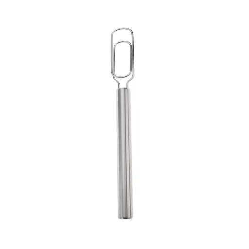 Danish Dough Whisk,12in Stainless Steel Bread Mixer with Open Loop Design,Flat Dough Hook Tool for Sourdough Pizza Pastry Baking,Silver