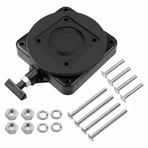 1Pack 2207003 Low-Profile Swivel Base Compatible with for Ca-Nnon 3991913 Downrigger Mount