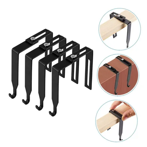 4pcs Door Storage Hooks Kitchen Hook Kitchen Hanging Hooks Coat Hangers Clothes Hanger Hanging Holder Hooks for Hanging