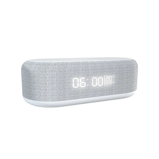 Bluetooth Wireless Speaker, Fast Charging, LED Display, USB Charger, Dimmable Night Light, Alarm Clock Feature, Wireless Charger, Digital Clock,