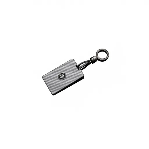 Fragrant Car Island Key Cover for BYD Tang Dmi. Bagged Type a card [carbon fiber black] round buckle