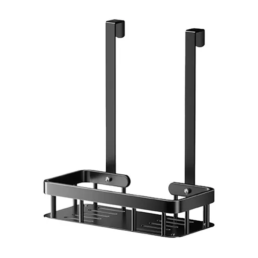 2-Tier Hanging Shower Caddy Over The Door Large Capacity Hanging Shower Organizer Sturdy Rust Proof Shelf Basket Storage Rack No Drilling,Bathroom Decor,Bathroom Accessories 12.01*5.51*3.15 B
