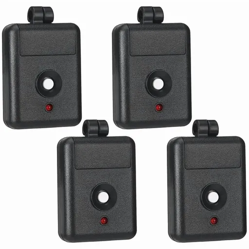 4Pack 1 Channel Keychain Garage Door Remote for Linear DNT00026, -3 310 Mhz 12V Power Miniature Garage Door Opener