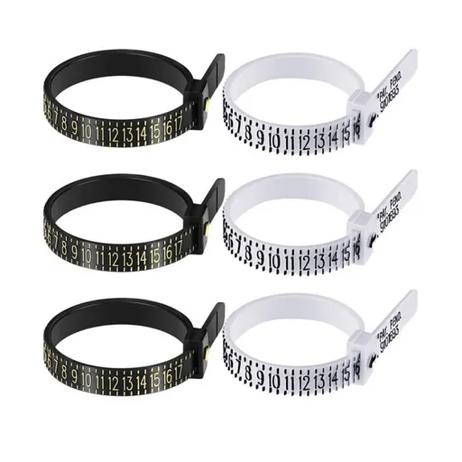 6PCS Upgrade Ring Sizer Measuring Tool - Accurate, Premium, and Easy-to-Use Ring Sizing Set Measurement circle