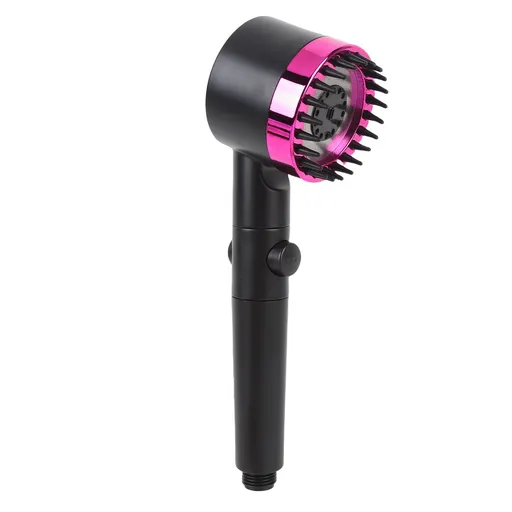 Filtered Shower Head Multiple Modes Stylish Look Pressure Boost Handheld Showerhead for Household Use Black Purple