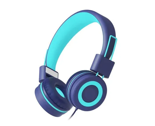 babies Headphones-Foldable Stereo Tangle-Free 3.5mm Jack on-Ear Headset