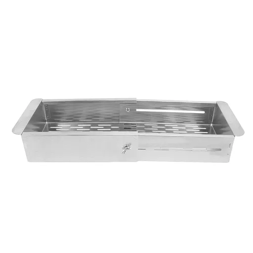 Sink Dish Drying Rack Retractable 304 Stainless Steel Space Saving Dish Sink Drainer for Vegetable Fruit Kitchenware