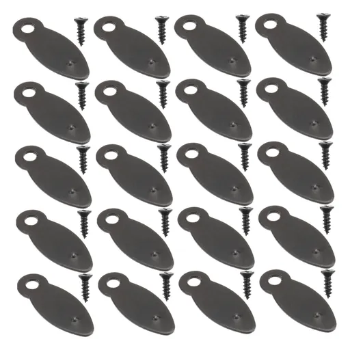 50pcs Photo Frame Back Panel Buckle Mini Picture Frames Frame Buckles Flat Turn Buttons Photo Frame Fixing Buckle Photo Buttons