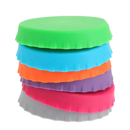 6pcs Silicone Can Cover Can Covers Standard Beverage Can Covers Beverage Can Lids Soda Lid Protectors