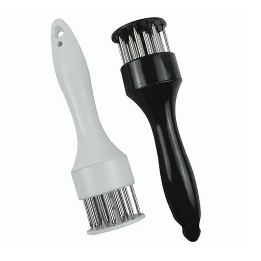 Meat Tenderizer Tool with Ultra Sharp Stainless Steel Needle Blades 2 Pack Meat Tenderizer Tool Profession Kitchen Gadgets Jacquard